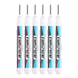 6Pcs/Set 20mm Deep Hole Long Nib Head Markers
