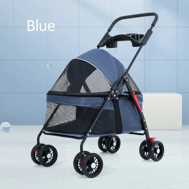 Pet Products Dog Cat Carrying And Strollers Folding