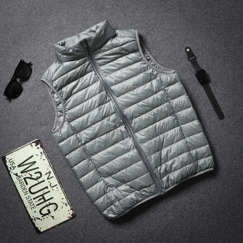 Men's Sleeveless Puffer Jacket 2023 New Autumn Spring
