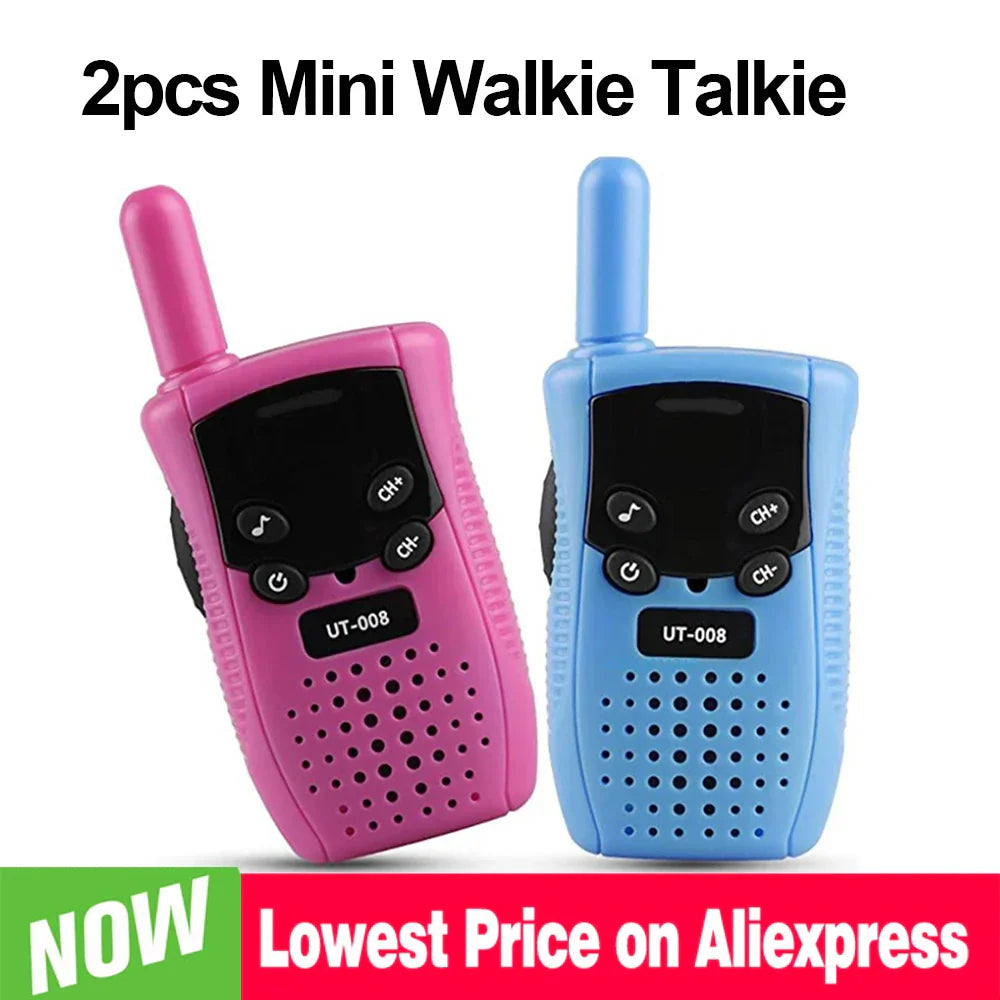 New Mini Walkie Talkie Children Handheld Transceiver Long