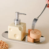European Creative Cheese Soap Dispenser Ceramic Emulsion Bottle