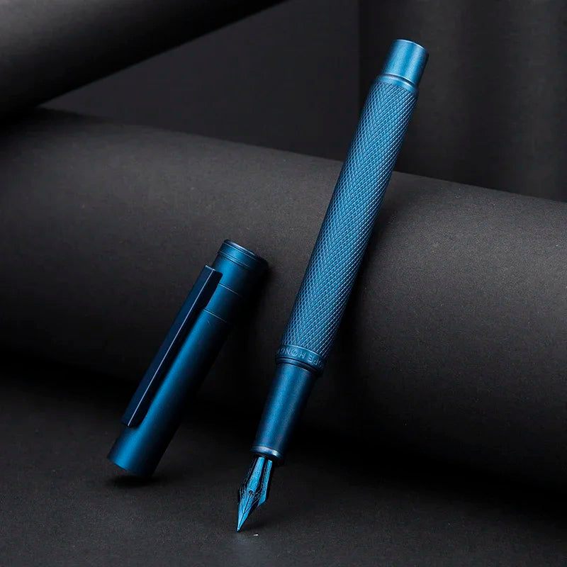 Hongdian Black Forest Metal Fountain Pen Black/Golden EF/F/M/Bent