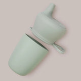 Multicoloured Baby Silicone Cup With Cover Eco-friendly Detachable