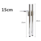 Oulylan 4PCS Furniture Legs Metal For Sofa Cabinet