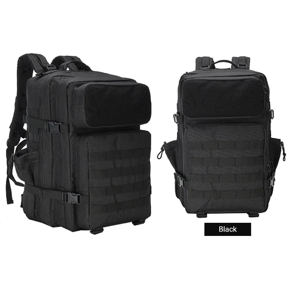 45L Military Tactical Backpack, Large Capacity Outdoor Rucksack
