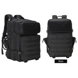 45L Military Tactical Backpack, Large Capacity Outdoor Rucksack