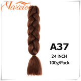 6 Pcs 24" Jumbo Synthetic Braids Hair Extensions