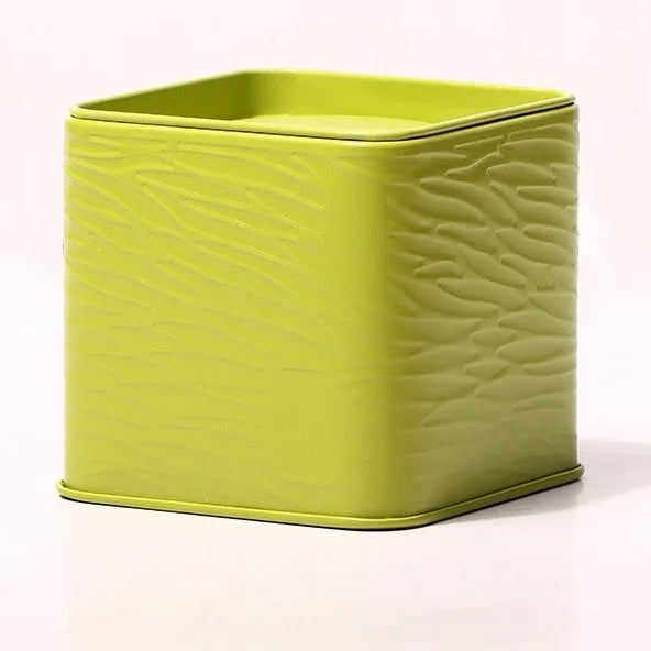 Mini Square Metal Pet Urn, Funerary Animal Ash