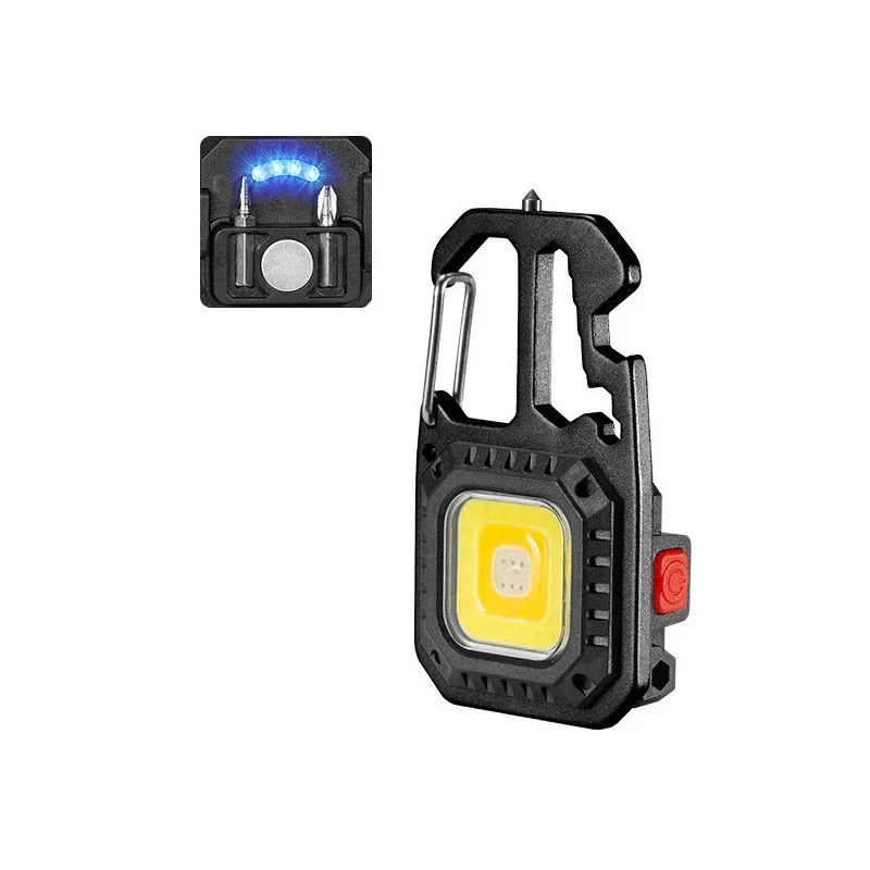 Mini LED Flashlight Portable Work Light Pocket Keychains