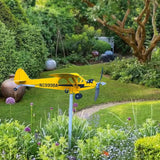 Metal Airplane Weathervane 3D Piper J3 Cub Wind