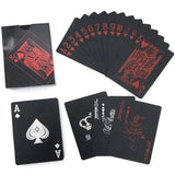 Black Gold Playing Card Poker Game Deck blue