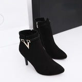 Botas Mujer Invierno Autumn Stiletto Thin High Heels