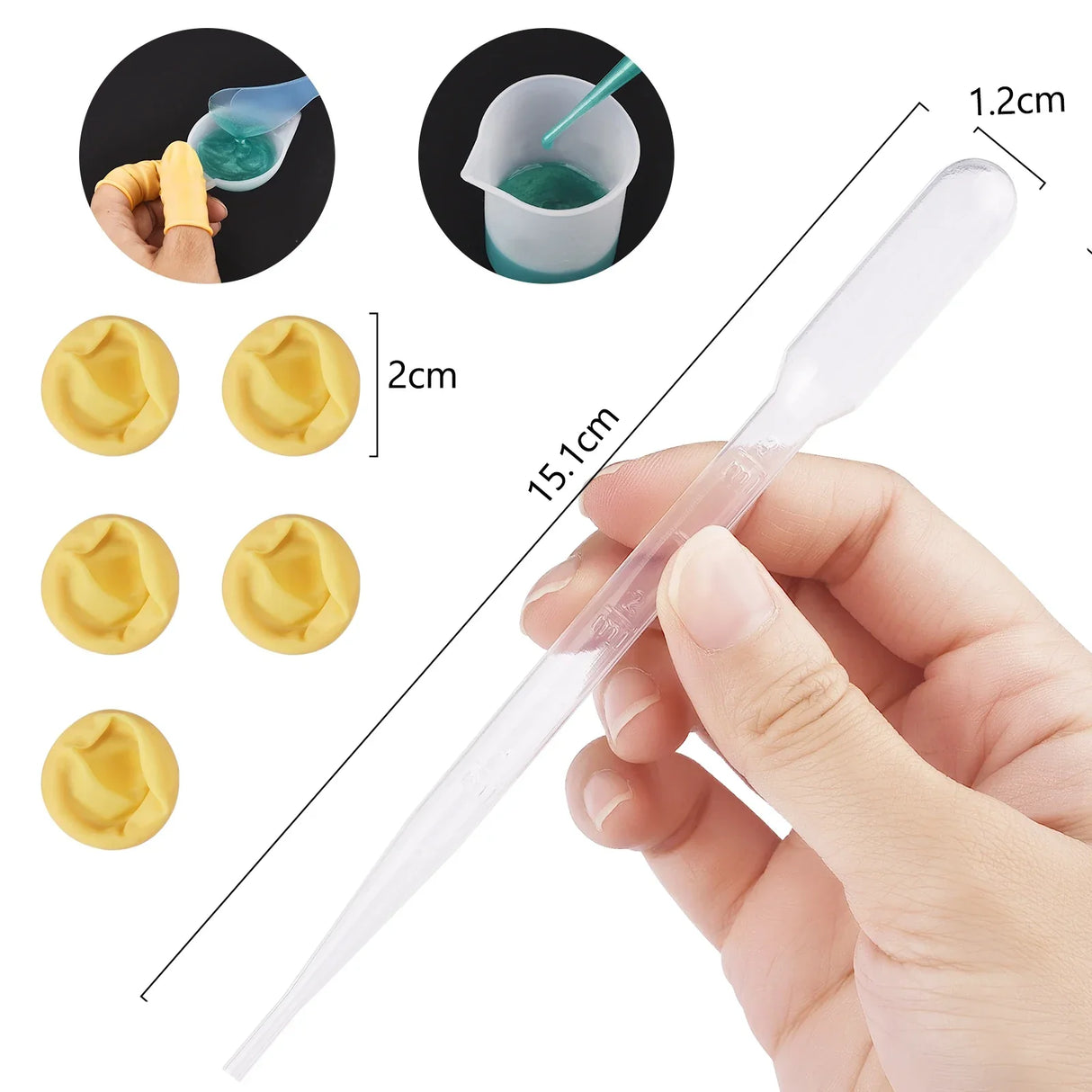 New DIY Crystal Dropping Glue Tool Set Measuring