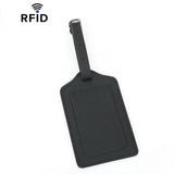 Stylish PU Leather Suitcase Identifier Tag Travel Luggage