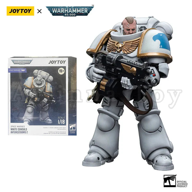 JOYTOY 1/18 Action Figure (3PCS/SET) 40K White Consuls