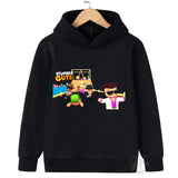 Kids Anime Stumble Guys Hooded Sweatshirts Long Sleeve