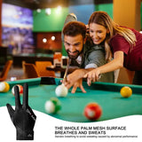 1pcs Polyester Spandex Snooker Billiard Cue Glove Pool