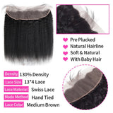 BAHW Brazilian Kinky Straight Human Hair Bundles With