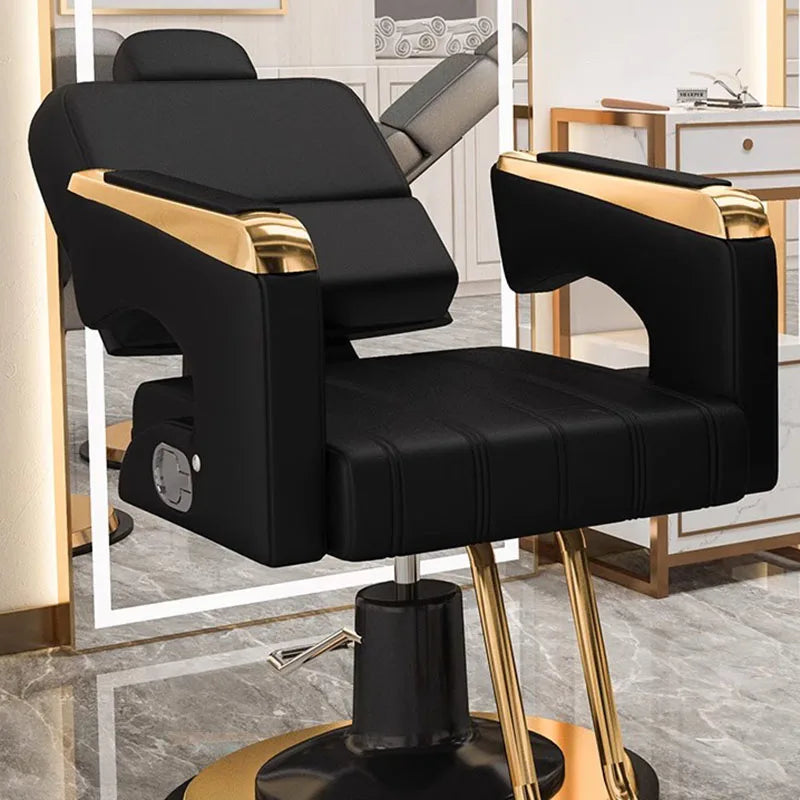 Luxury Designed Barber Chair Reclinable Portable Beauty Salon