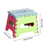 Folding Stool Lightweight Durable Plastic Stool With Handle