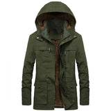 New Military Thick Warm Man Jacket Winter Parkas