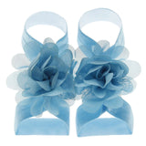 Cute Flower Chiffon Baby Sandals Soft Breathable Solid