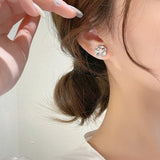 Weight Loss Magnet Earring Zircon Crystal Strong Magnetic