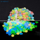 100pcs Garden Decor Luminous Stones Glow In The