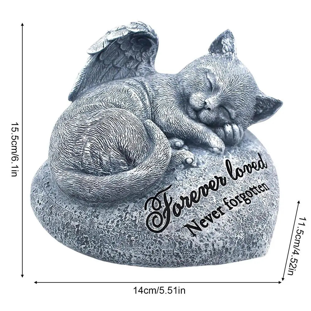 Cat Memorial Stones Pet Status For Garden Funerary