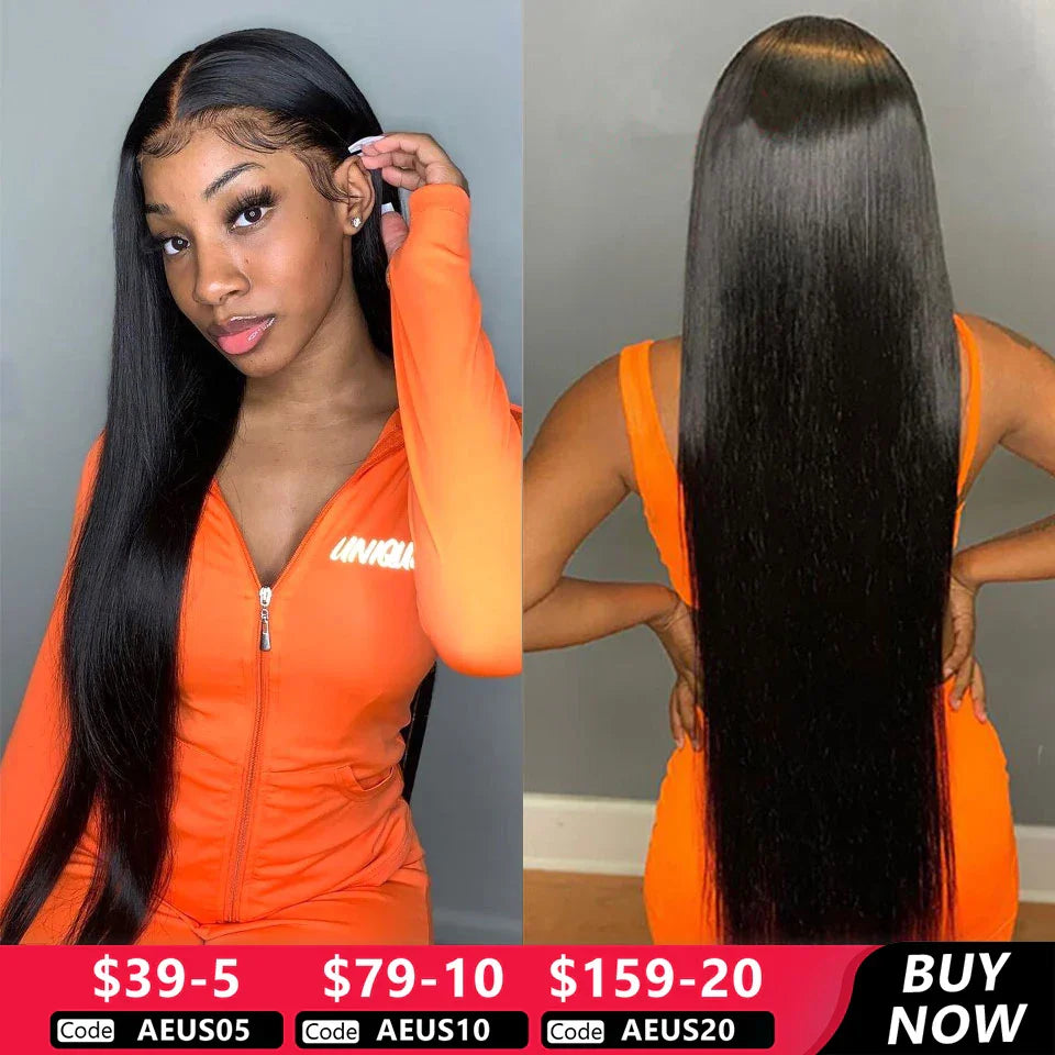 Straight Lace Front Wigs Human Hair 13x4 13x6