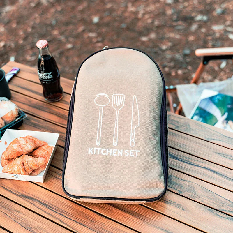 Outdoor Cookware Bag Camping Storage Bag Portable Travel