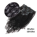 Maxine 4A 4B Hair Kinky Curly Clip In