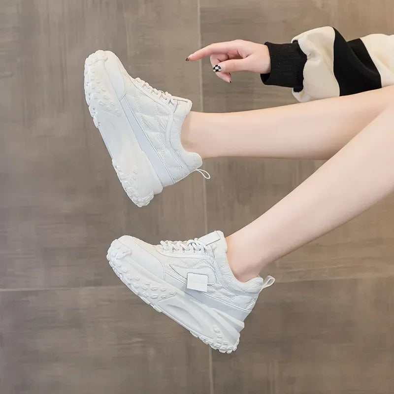 2024 Women's Casual Platform Wedge Sneakers