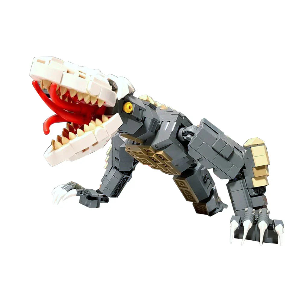 632PCS MOC Movie Kaiju Skull Crawler Model Soft