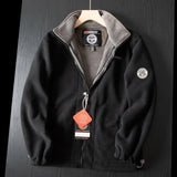 2024 New Winter Thicken Fleece Men Jacket Pockets