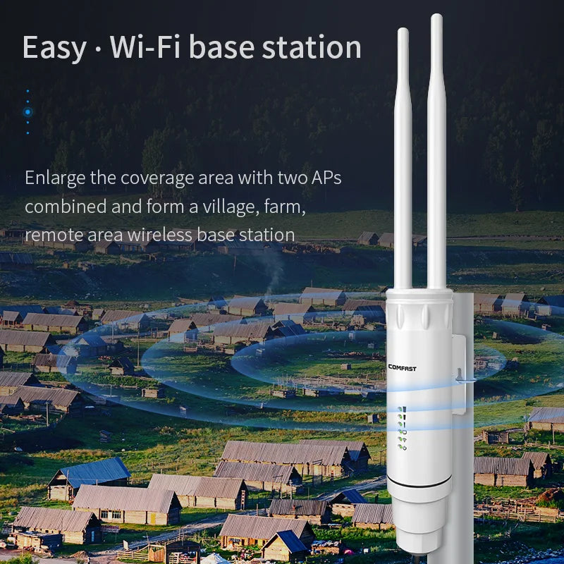 300-1200Mbps Wifi AP Outdoor Range Extender Wireless Access