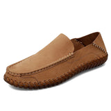 Genuine Leather Men Loafers Cow Leather Casual Shoes