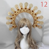 Baroque Headband DIY Material Gothic Lolita Crown Headband