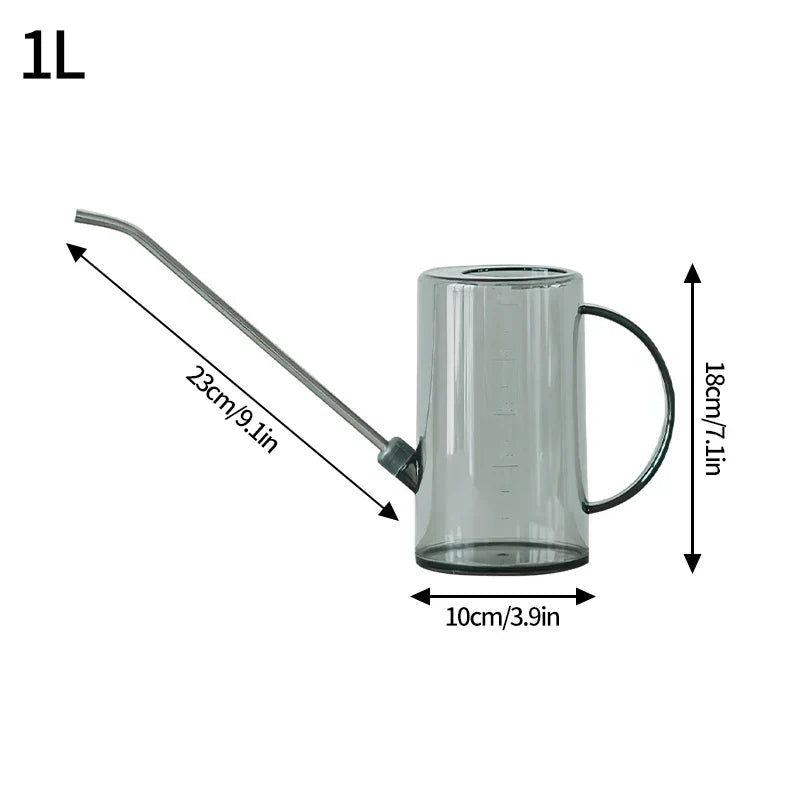 1L1.5L Long Spout Watering Can Plastic Flower Potted