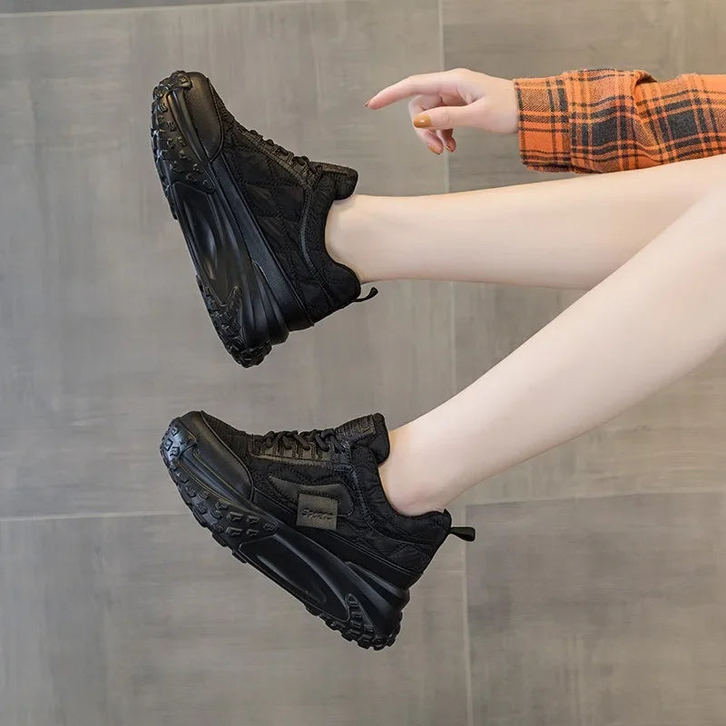 2024 Women's Casual Platform Wedge Sneakers