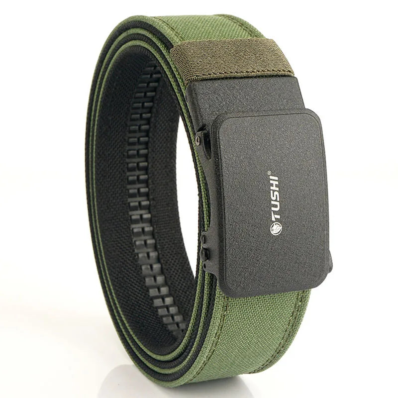 TUSHI belt men outdoor hunting metal tactical belt