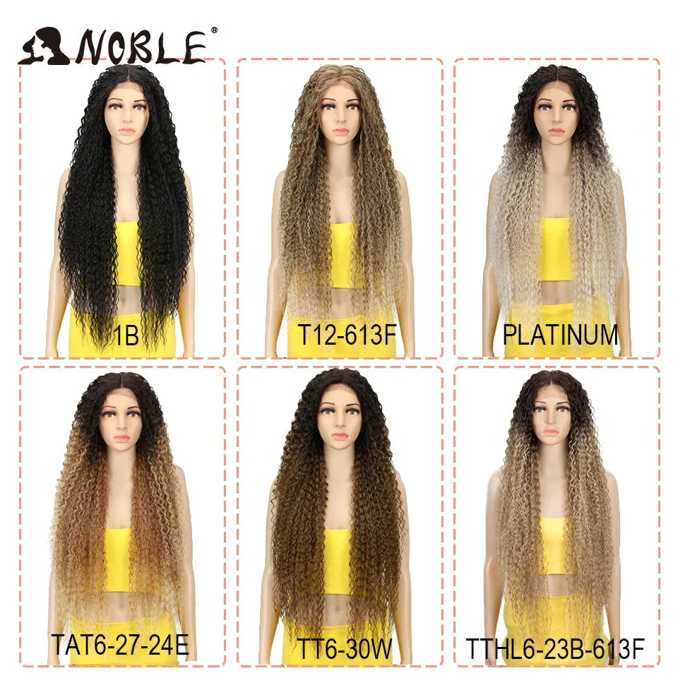 Noble Synthetic Lace Front Wig 38 Inch Long