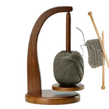 Wooden Yarn Holder Spinning Knitting Tools Crochet Yarn