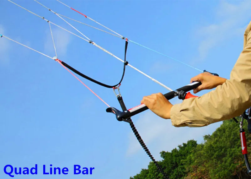 free shipping power kite control bar quad line