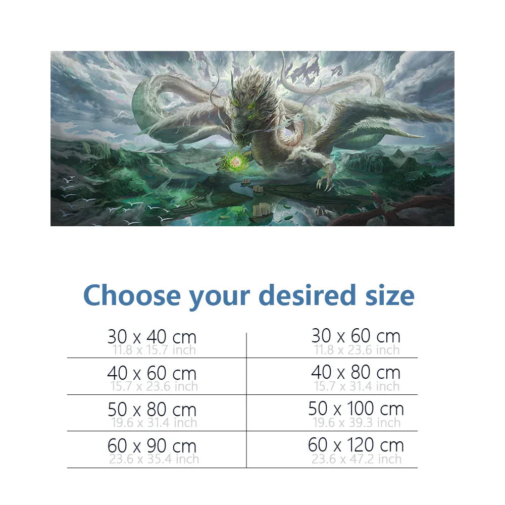 Aquarium Background 3D Chinese Dragon Fantasy HD Printing