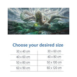 Aquarium Background 3D Chinese Dragon Fantasy HD Printing