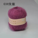 6 Balls Angora Mohair Wool Yarn for Knitting