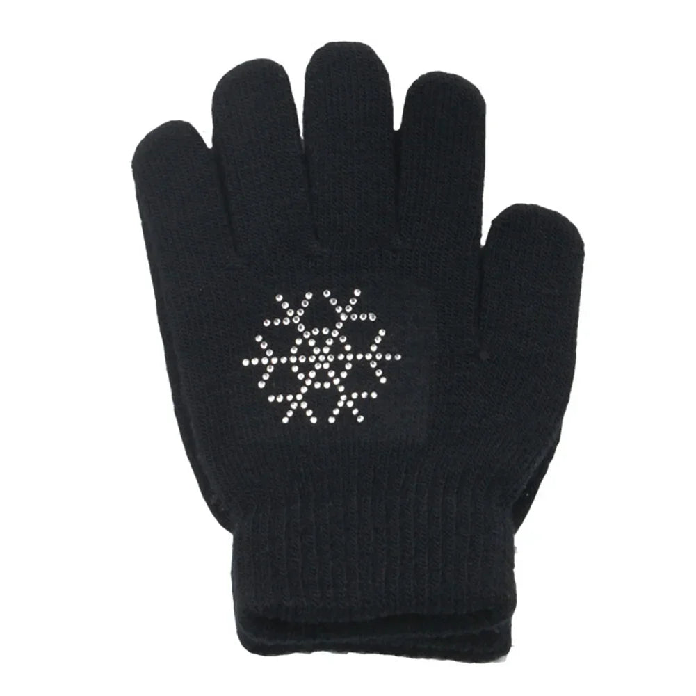 1 Pair Figure Skating Gloves Skating Nonslip Winter