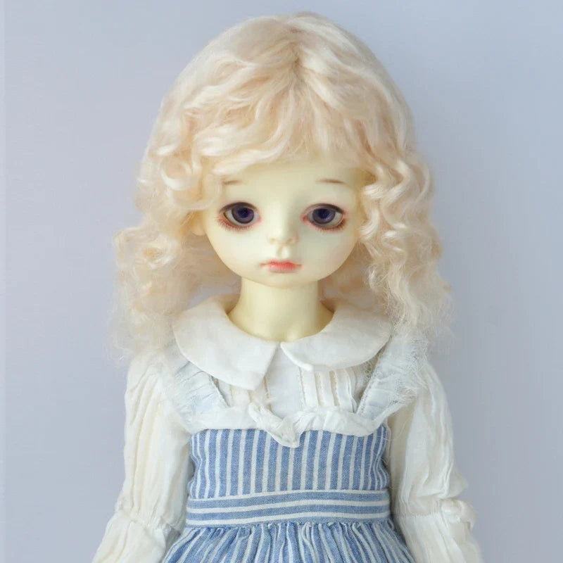 Messy Baby Curly Soft Wave Mohair BJD Wigs