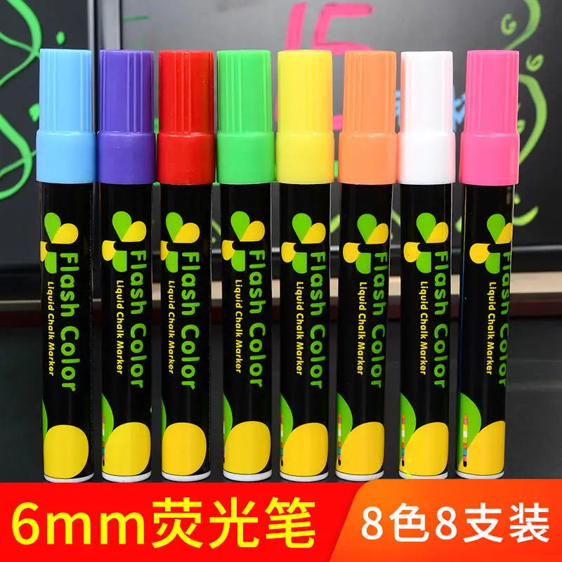 Erasable Chalk Pen Fluorescent Plate LED Electronic Light